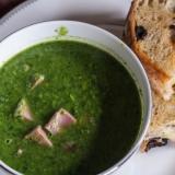 Fresh Pea Soup with or without Ham