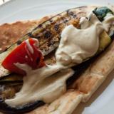 Grilled Vegetable Naan Sandwiches