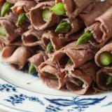 Asparagus and Dill Roast Beef Rolls