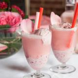 Rose and Raspberry Float