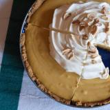 Pumpkin Butterscotch Pie with Gluten Free Cashew Crust