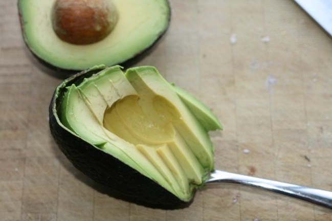 slice avocado