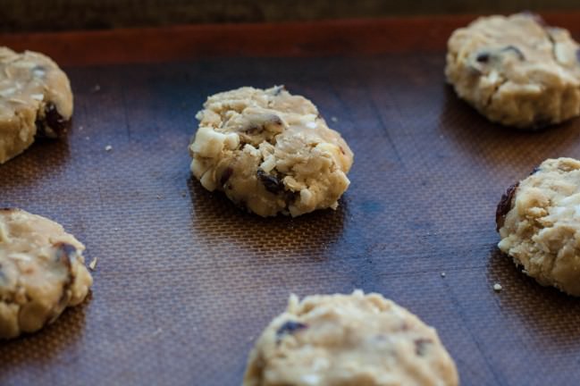 cherry oatmeal cookie dough balls