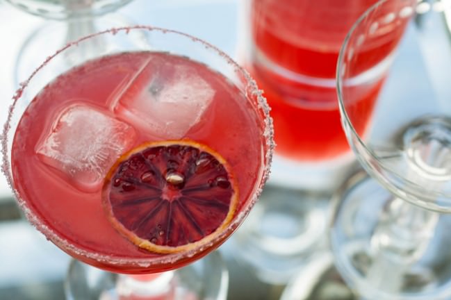 cover photo blood orange margarita