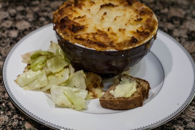 shepherd's pie cabbage soda bread