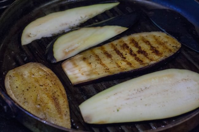 grilling eggplant