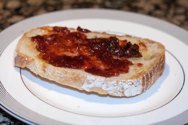 jam on toast