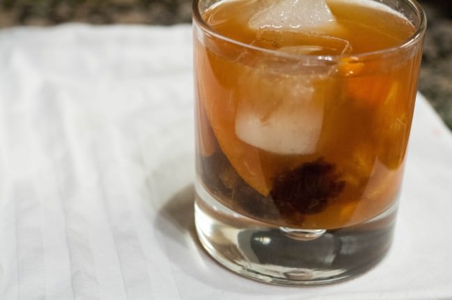 old fashioned on the rocks