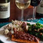 a tale of two wines salmon bbq