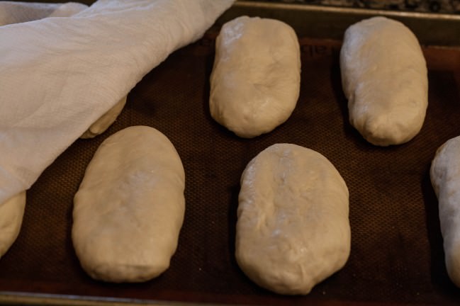 formed pretzels ready for second rise