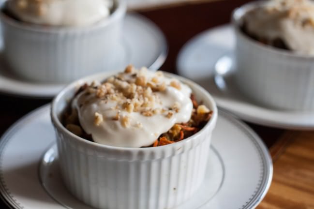 carrot cake bread pudding menu