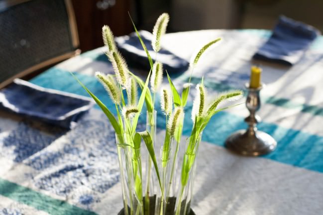 grass centerpiece