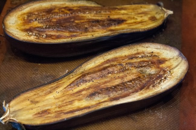roasted eggplants
