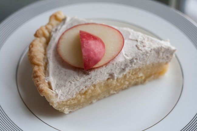 apple cider cream pie