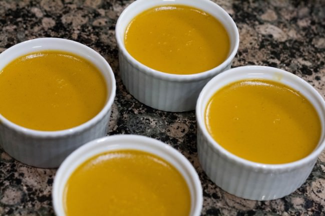 cooling pumpkin creme brulee