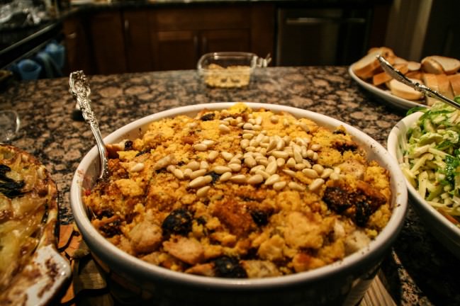 cornbread stuffing with figs
