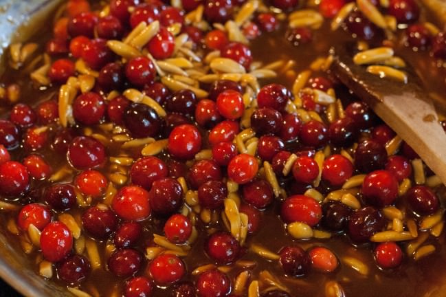 cranberry caramel tart filling