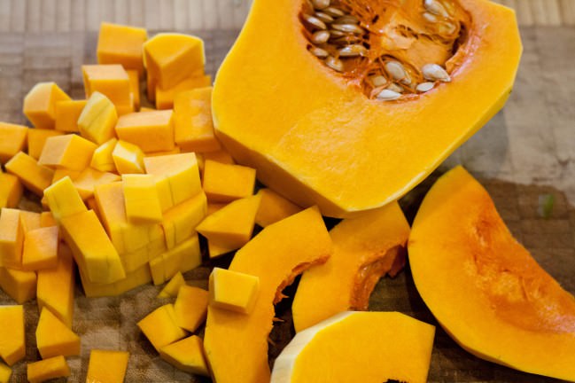 diced butternut squash