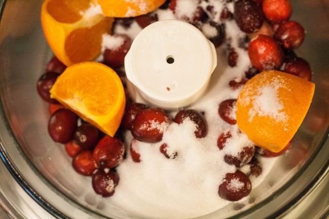 oranges and cranberries in the fp