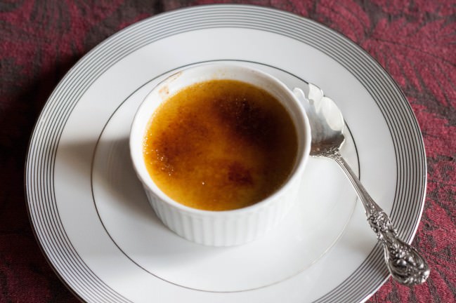 pumpkin caramel creme brulee