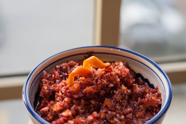 tequila cranberry relish