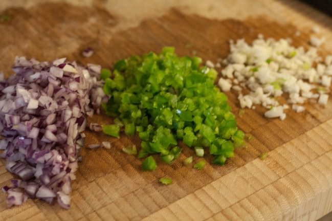 guacamole veggies minced