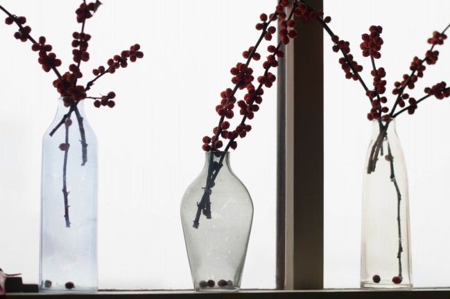 winter vases and a whiteout