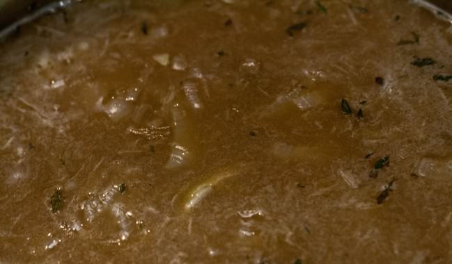 french onion soup add stock