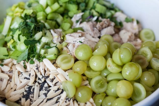Ladies Lunching Chicken Salad chopped to combine