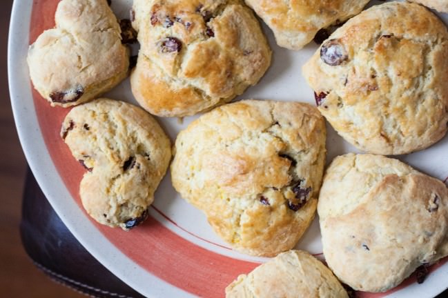cherry lime scones differnt surfaces