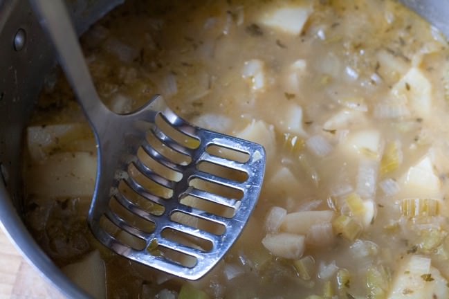 clam chowder mashed potatoes