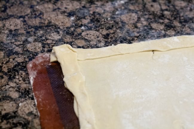 ricotta squash tart puff pastry edges