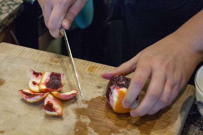 Easter Egg Beet and Citrus Salad segmented blood oranges