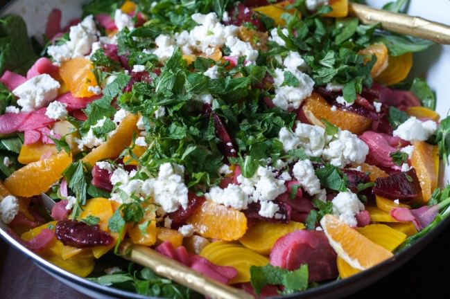 Easter Egg Beet and Citrus Salad