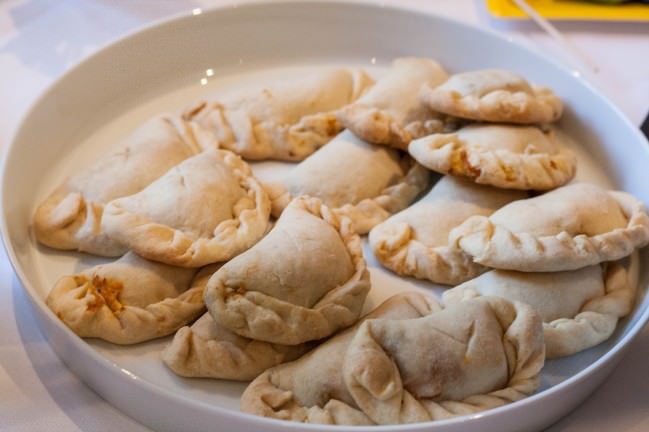 Empanadas with sweet potato, black bean and goat cheese