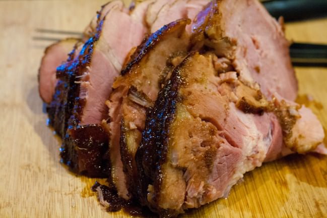Baked Ham with Sweet and Spicy Jalapeno Glaze