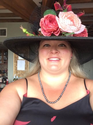 Millinery Lesson Pink Roses Derby Hat