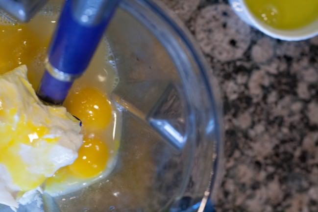 Key Lime Pie, two ways filling in blender
