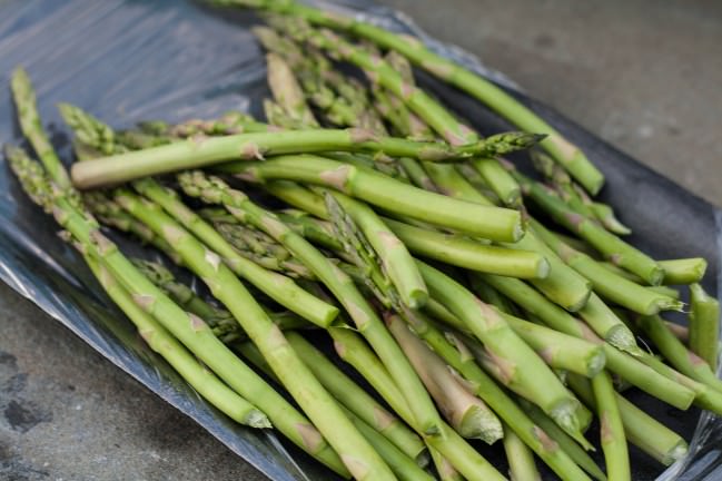 Snappy Green Salad beyond leafy greens asparagus