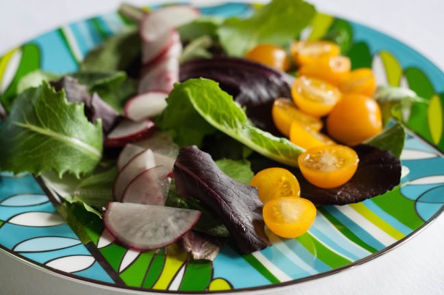 Smoky, Spicy Homemade Buttermilk Dressing salad prepped