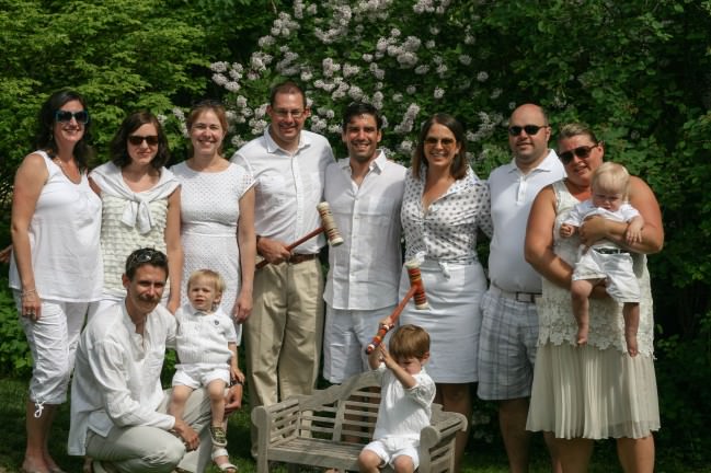 Croquet Party Portraits group photo