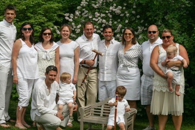 Croquet Party Portraits the crew