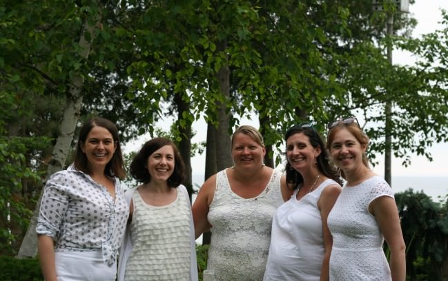 Croquet Party Portraits the ladies