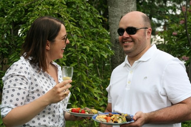 Croquet Party Portraits we were laughing