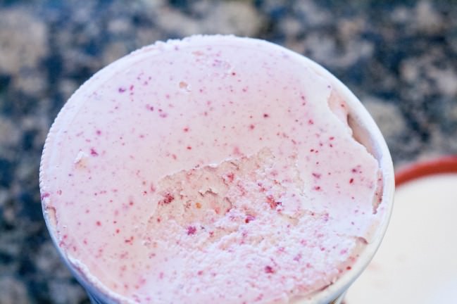 Rose & Raspberry Float raspberry ice cream