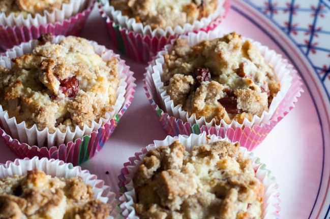 Cherry Almond Gluten Free Muffin cups