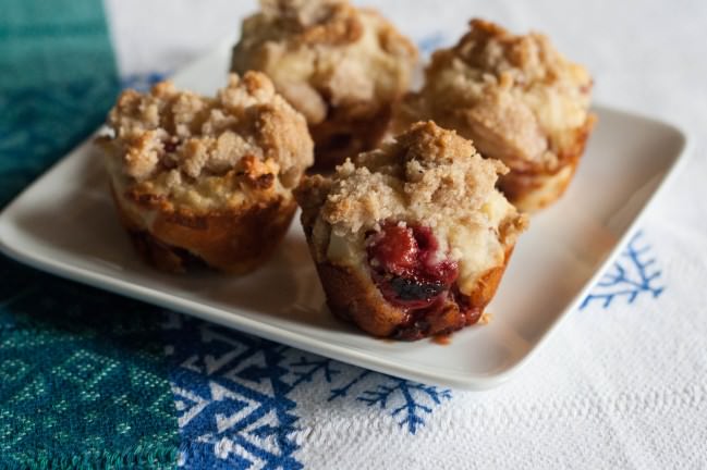 Cherry Almond Gluten Free Muffins mini