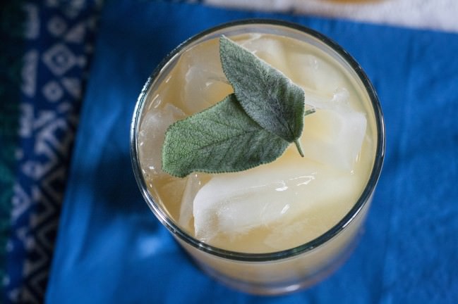 Pineapple Sage Cocktail