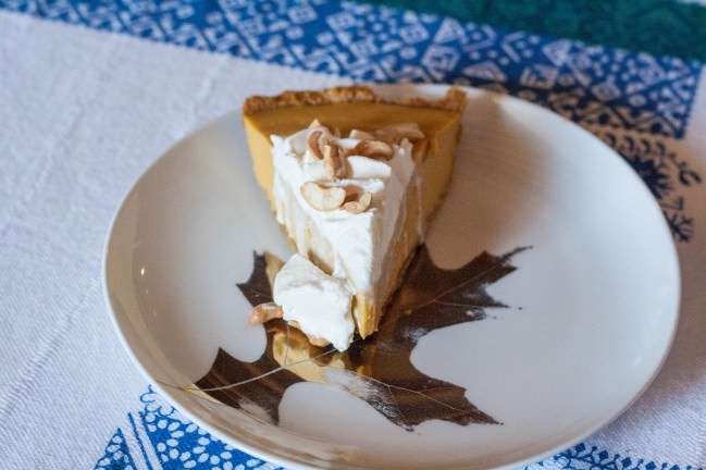 Pumpkin Butterscotch Pie wedge