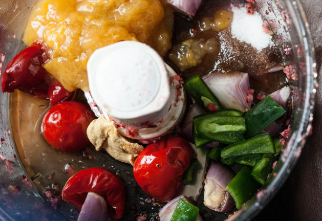 Baked Goat Cheese and Homemade Pepper Jelly jelly ingredients